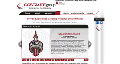 Desktop Screenshot of costantegroup.com